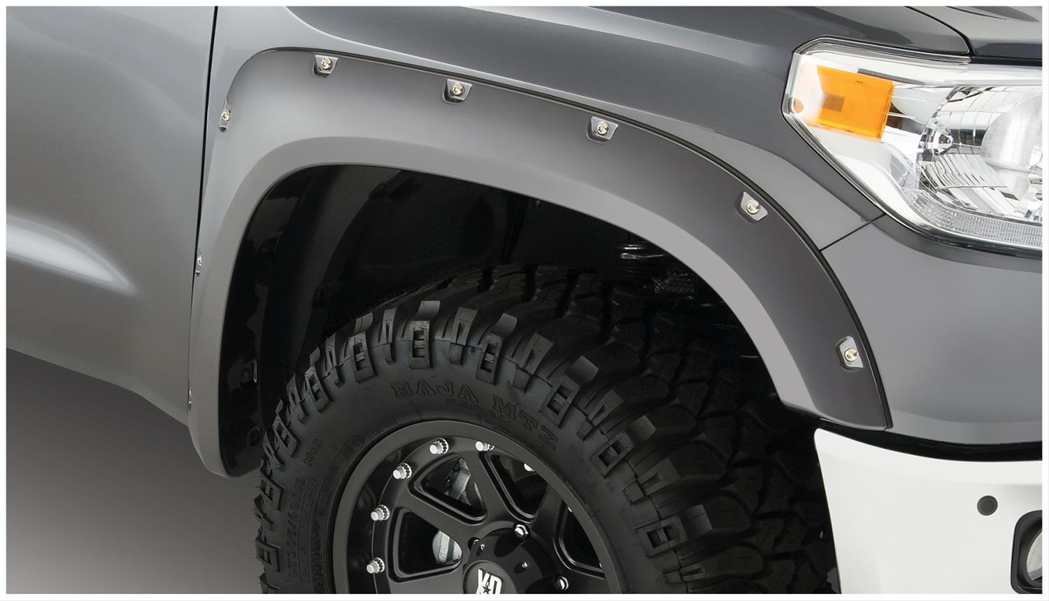 Husky Pocket-Style Fender Flares for 2014-2021 TUNDRA - 2803918 Flares, Pocket Style, Front and Rear, Dura-Flex Thermoplastic, Black, Toyota, Set of 4 thumbnail 3