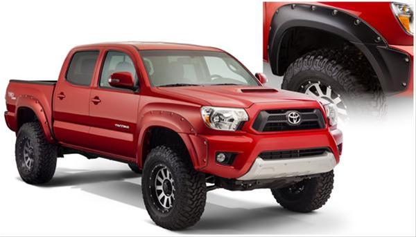 Husky Pocket-Style Fender Flares for 2012-2015 TACOMA - 2803927 Flares, Extend-A-Fender Style, Front/Rear, Black, Dura-Flex Thermoplastic, Toyota, Set of 4 thumbnail 2