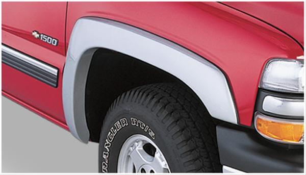 Bushwacker OE-Style Fender Flares 40033-02 Flares, OE Style, Front, Black, Dura-Flex Thermoplastic, Chevy, GMC, Pair
