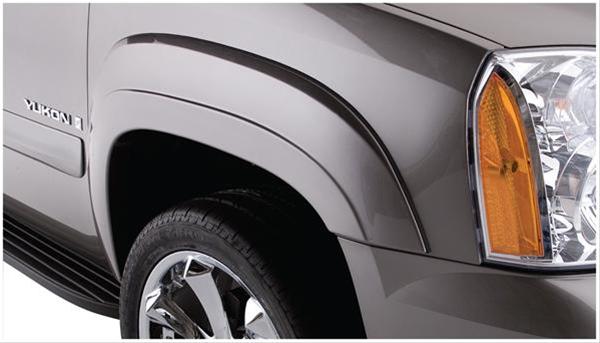 Bushwacker OE-Style Fender Flares 40067-02 Flares, OE Style, Front, Black, Dura-Flex Thermoplastic, GMC, Pair