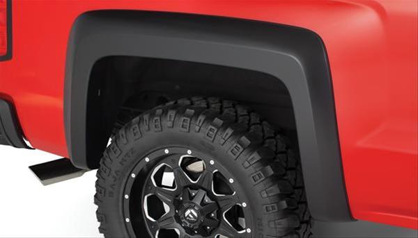 Bushwacker Extend-A-Fender Flares 40126-02 Fender Flares, Extend-A-Fender, Rear, Black, Dura-Flex Thermoplastic, Chevy, Pair