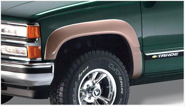 Husky OE-Style Fender Flares for 1995-1999 TAHOE, YUKON - 2804905 Flares, OE Style, Front, Rear, Black, Dura-Flex Thermoplastic, Chevy, GMC, Set of 4
