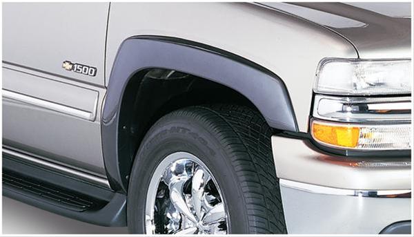 Husky OE-Style Fender Flares 2804908 Flares, OE Style, Front and Rear, Black, Dura-Flex Thermoplastic, Chevy, GMC, Set of 4