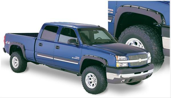 Husky Pocket-Style Fender Flares 2804918 Flares, Pocket Style, Front and Rear, Black, Dura-Flex Thermoplastic, Chevy, Set of 4