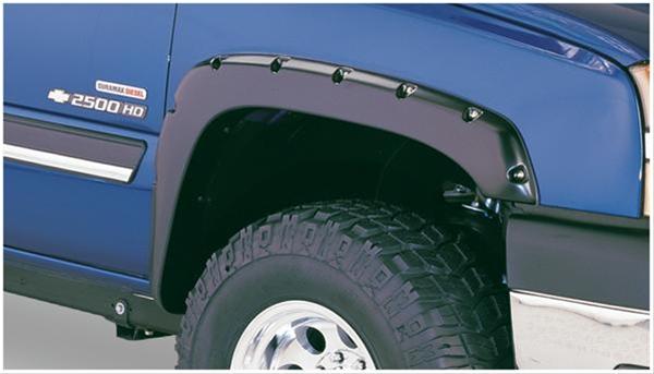 Husky Pocket-Style Fender Flares 2804918 Flares, Pocket Style, Front and Rear, Black, Dura-Flex Thermoplastic, Chevy, Set of 4 thumbnail 2