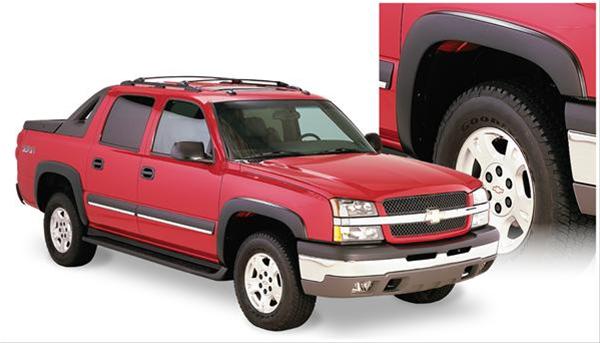 Husky OE-Style Fender Flares for 2003-2006 AVALANCHE 1500, 2500 - 2804920 Flares, OE Style, Front and Rear, Black, Dura-Flex Thermoplastic, Chevy, Set of 4
