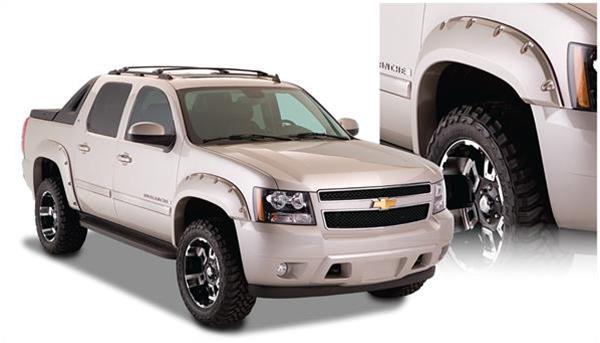 Husky Pocket-Style Fender Flares for 2007-2013 AVALANCHE - 2804932 Flares, Pocket Style, Front, Rear, Black, Dura-Flex Thermoplastic, Chevy, Set of 4 thumbnail 2