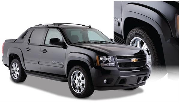 Husky OE-Style Fender Flares for 2007-2013 AVALANCHE - 2804933 Flares, OE Style, Front, Rear, Black, Dura-Flex Thermoplastic, Chevy, Set of 4