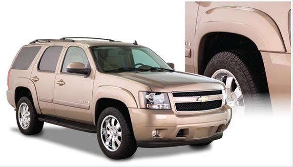 Husky OE-Style Fender Flares for 2007-2014 TAHOE - 2804936 Flares, OE Style, Front, Rear, Black, Dura-Flex Thermoplastic, Chevy, Set of 4
