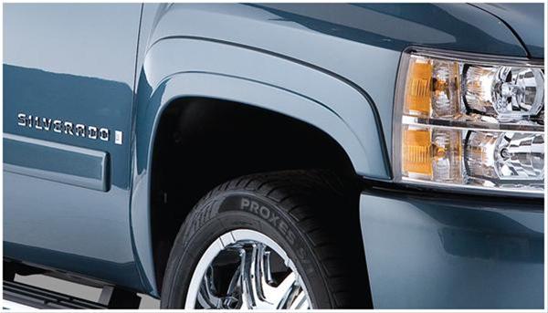 Husky OE-Style Fender Flares for 2007-2013 SILVERADO 1500 - 2804941 Flares, OE Style, Front and Rear, Black, Dura-Flex Thermoplastic, Chevy, Set of 4