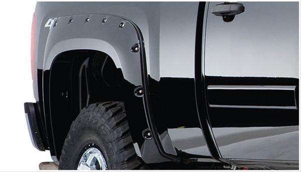 Husky Pocket-Style Fender Flares for 2007-2013 SILVERADO 1500 - 2804942 Flares, Pocket Style, Front and Rear, Black, Dura-Flex Thermoplastic, Chevy, Set of 4 thumbnail 4