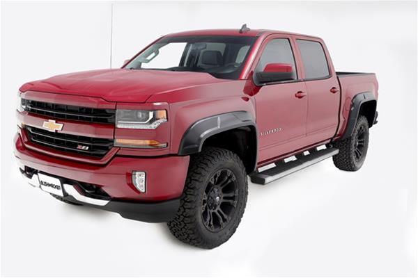 Husky Liners 14-18 Chevrolet Silverado 1500 FS 69.3in Bed DRT Style Fender Flares (Smooth) 4pc - Blk thumbnail 3