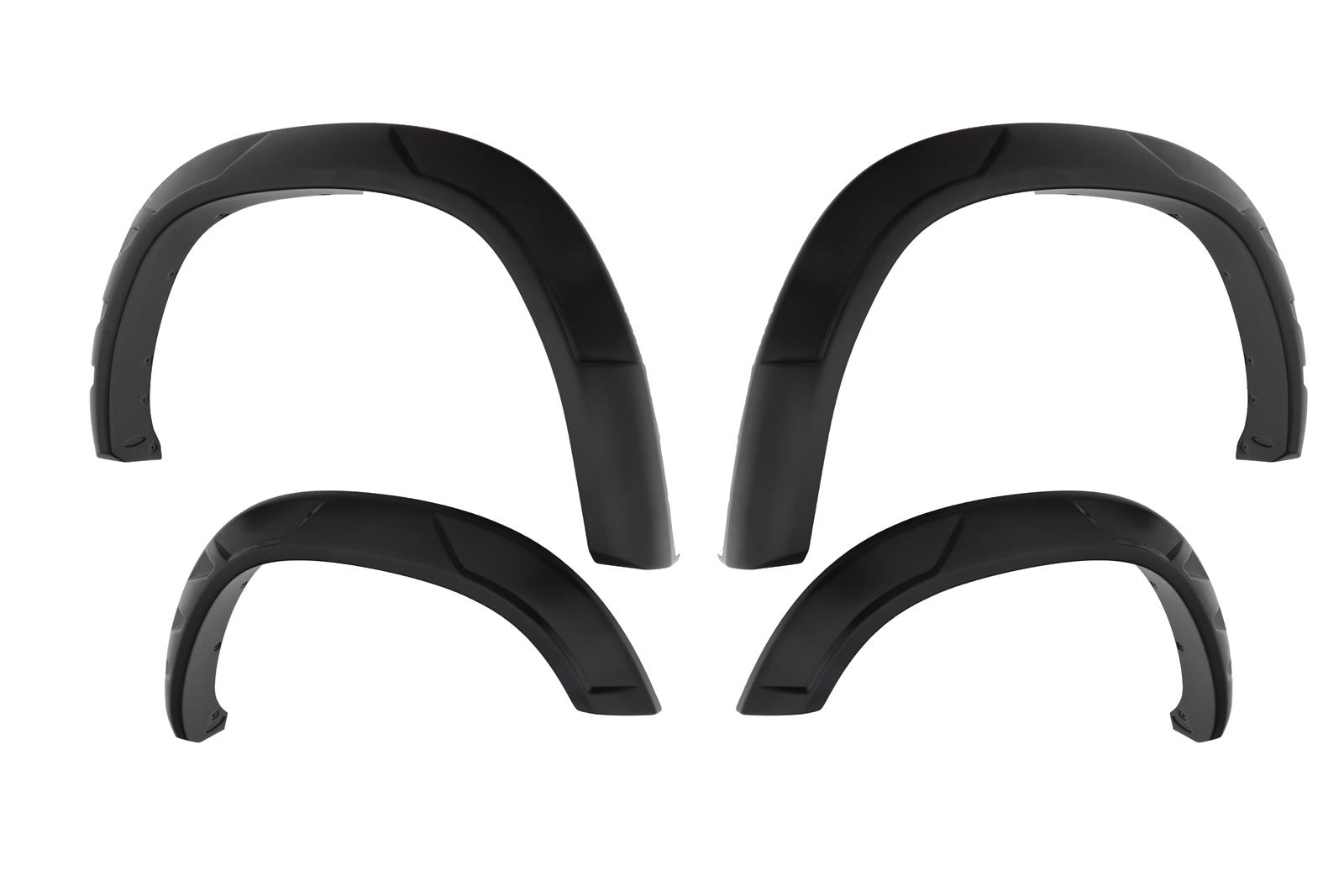 Husky Liners 19-21 Chevrolet Silverado 1500 DRT Style Fender Flares (Smooth) 4pc - Blk thumbnail 4