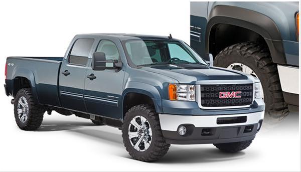 Husky Extend-A-Fender Flares for 2007-2014 SIERRA 3500 HD, 2500 2007-2013 1500 - 2804952 Fender Flares, Extend-A-Fender, Front and Rear, Black, Dura-Flex Thermoplastic, GMC, Set of 4 thumbnail 2