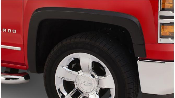 Bushwacker OE-Style Fender Flares 40113-02 Flares, OE Style, Front, Black, Dura-Flex Thermoplastic, Chevy, Pair thumbnail 2