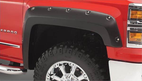 Husky Pocket-Style Fender Flares for 2014-2018 SILVERADO 1500 - 2804957 Flares, Pocket Style, Front and Rear, Dura-Flex Thermoplastic, Black, Chevy, Set of 4 thumbnail 3