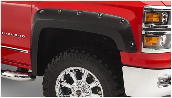 Husky Pocket-Style Fender Flares for 2014-2018 SILVERADO 1500 - 2804959 Flares, Pocket Style, Front and Rear, Dura-Flex Thermoplastic, Black, Chevy, Set of 4 thumbnail 4