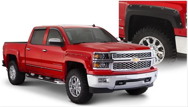 Husky Pocket-Style Fender Flares for 2014-2018 SILVERADO 1500 - 2804959 Flares, Pocket Style, Front and Rear, Dura-Flex Thermoplastic, Black, Chevy, Set of 4 thumbnail 2