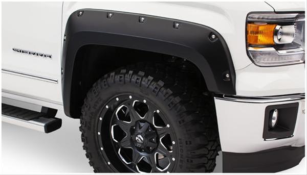 Husky Pocket-Style Fender Flares for 2014-2015 SIERRA 1500 - 2804960 Flares, Pocket Style, Front/Rear, Black, Dura-Flex Thermoplastic, GMC, Set of 4 thumbnail 5