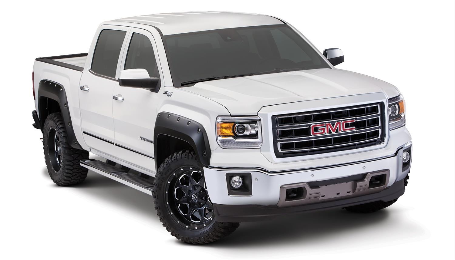 Husky Pocket-Style Fender Flares for 2014-2015 SIERRA 1500 - 2804960 Flares, Pocket Style, Front/Rear, Black, Dura-Flex Thermoplastic, GMC, Set of 4 thumbnail 2