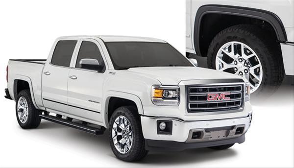 Bushwacker OE-Style Fender Flares 40962-02 Flares, BOSS Pocket Style, Front/Rear, Black, Dura-Flex Thermoplastic, GMC, Set of 4