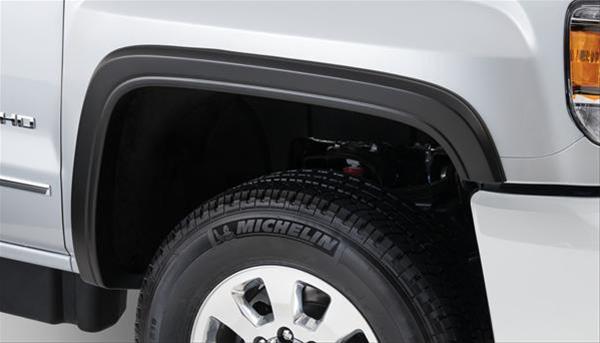 Bushwacker OE-Style Fender Flares 40965-02 Flares, OE Style, Front/Rear, Black, Dura-Flex Thermoplastic, GMC, Set of 4 thumbnail 2