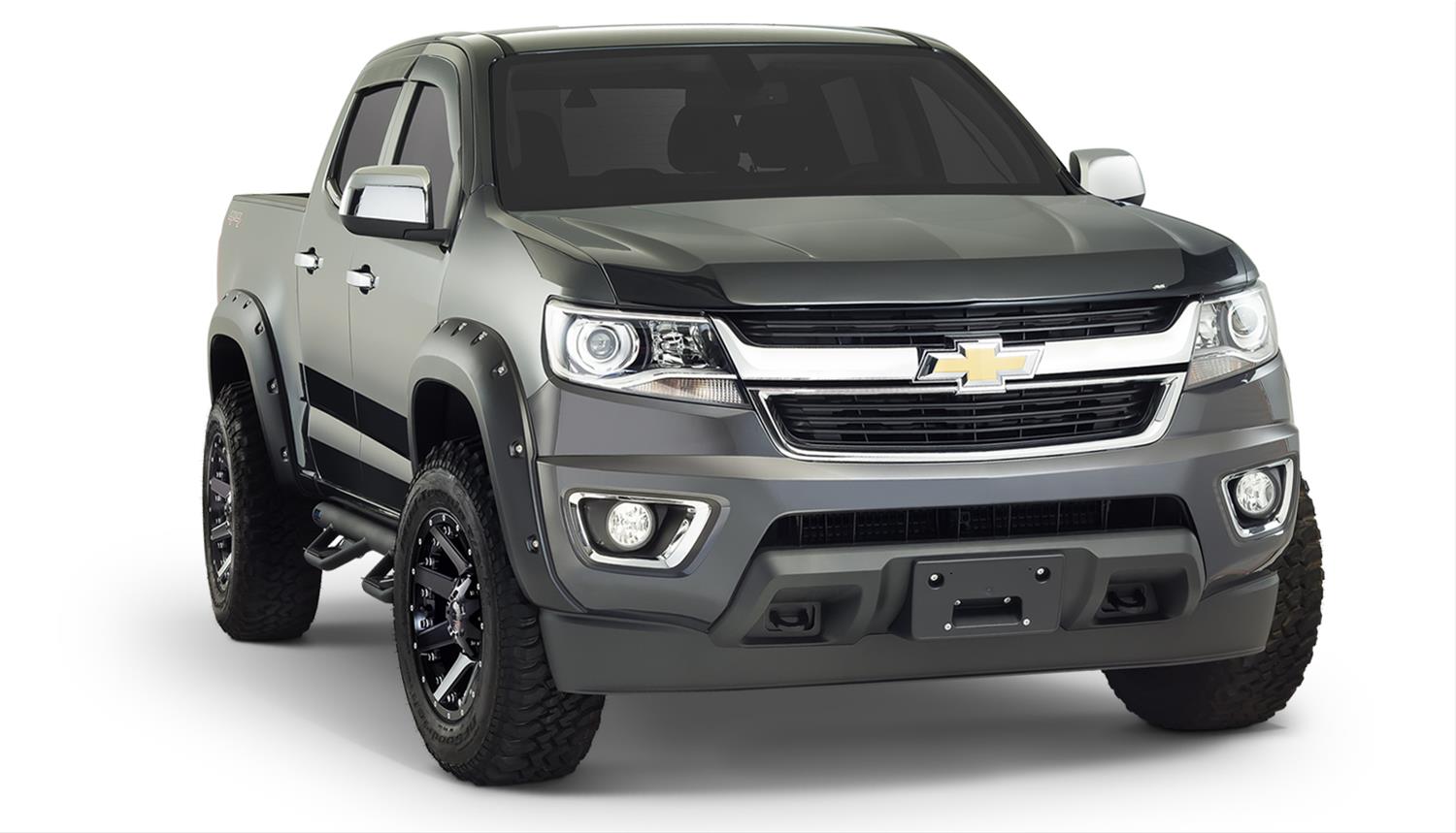 Husky Pocket-Style Fender Flares for 2015-2021 COLORADO - 2804970 Flares, Pocket Style, Front/Rear, Black, Dura-Flex Thermoplastic, Chevrolet, Set of 4 thumbnail 3
