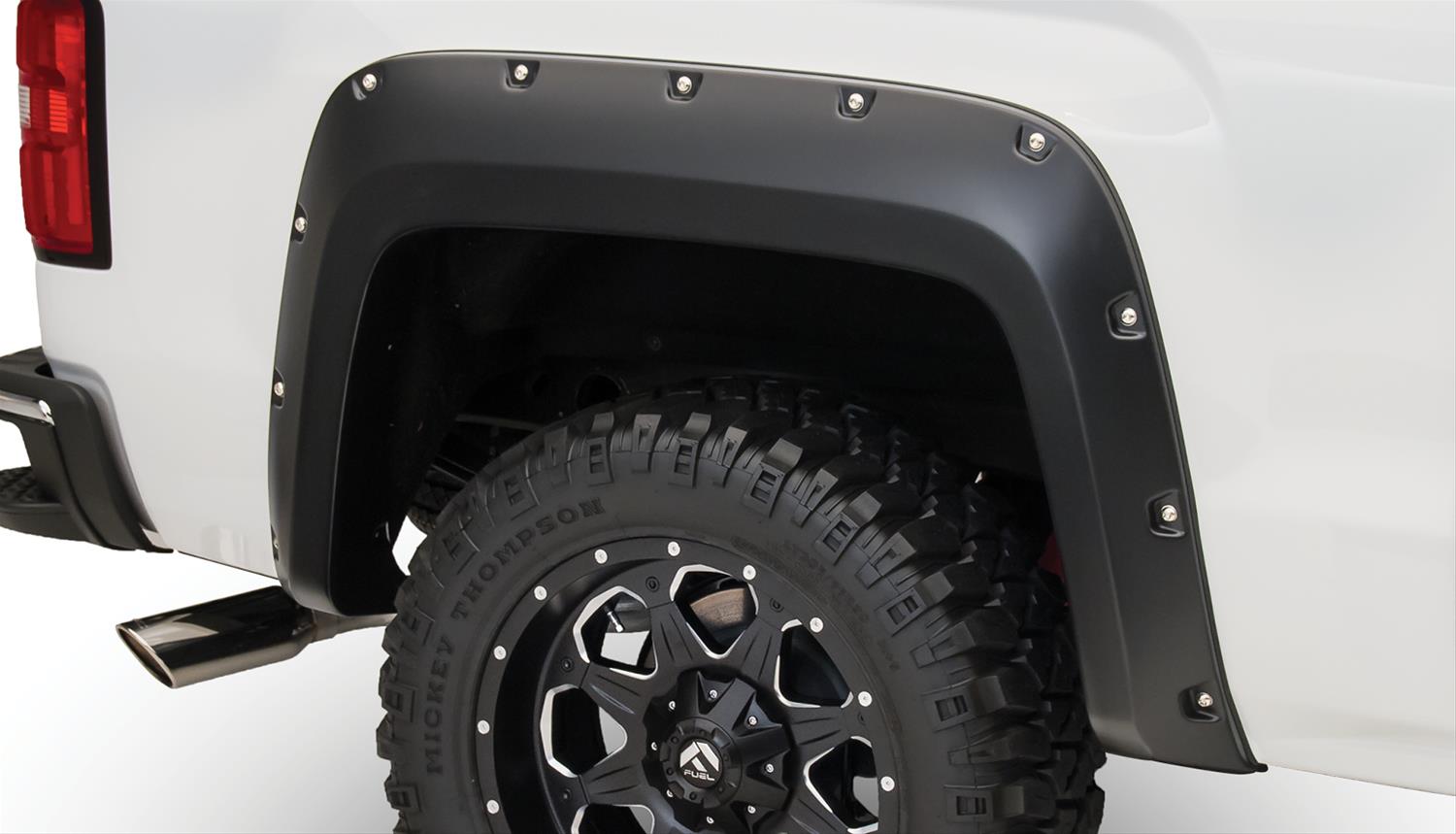 Husky Pocket-Style Fender Flares for 2016-2018 SIERRA 1500, 2019 1500 LIMITED - 2804974 Flares, Pocket Style, Front and Rear, Black, Dura-Flex Thermoplastic, GMC, Set of 4 thumbnail 3