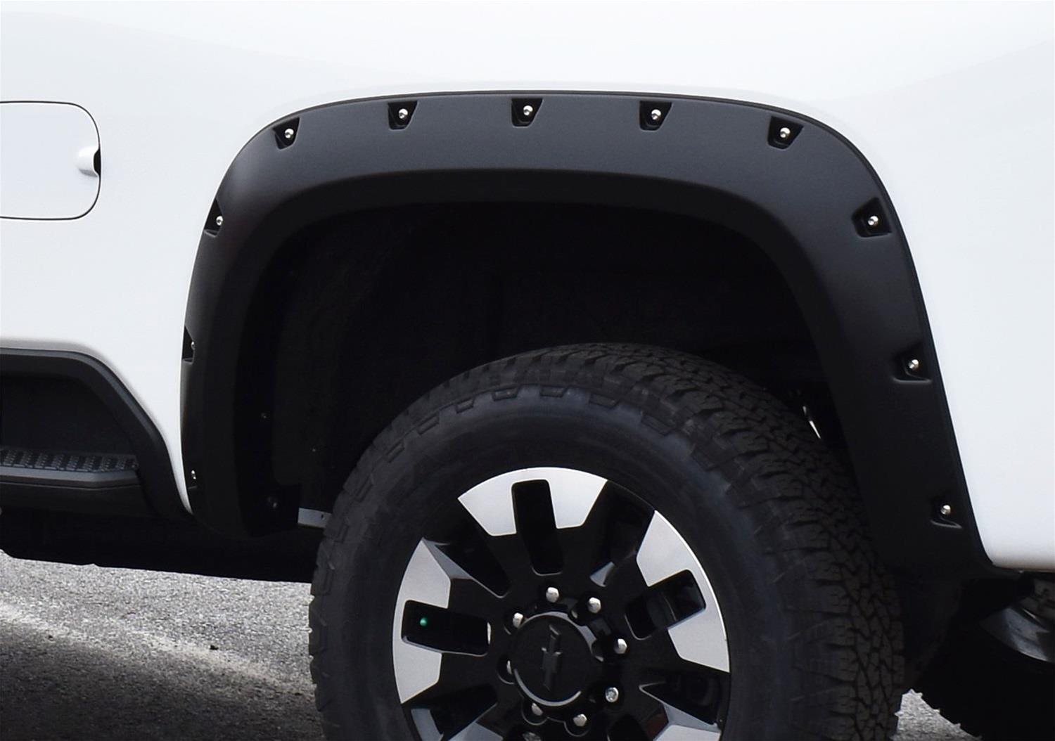 Husky Pocket-Style Fender Flares for 2020-2025 SILVERADO 2500 HD, 3500 HD - 2804982 Flares, Pocket Style, Front, Rear, Black, Thermoplastic, Chevy, Silverado 2500HD, SIlverado 3500HD, Set of 4 thumbnail 2