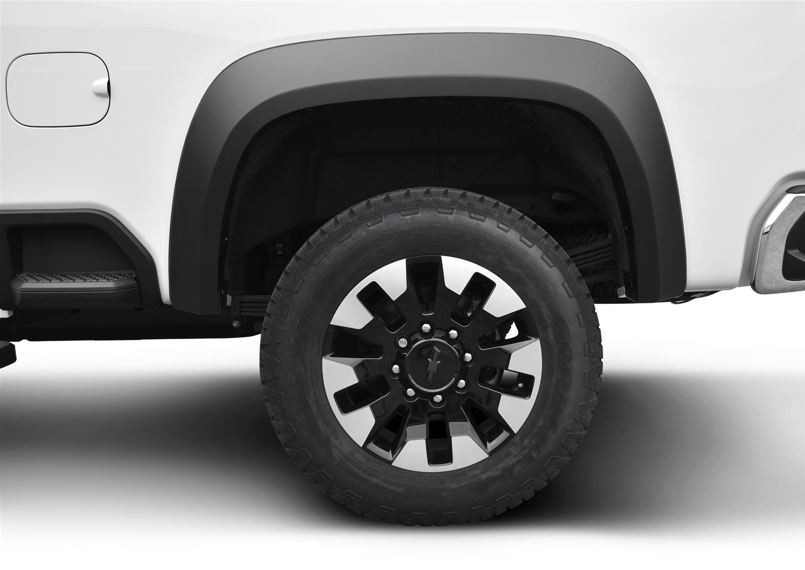 Husky Extend-A-Fender Flares for 2020-2026 SILVERADO 2500 HD, 3500 HD - 2804986 Fender Flares, Extend-A-Fender, Front, Rear, Black, Dura-Flex Thermoplastic, Chevrolet, Set of 4