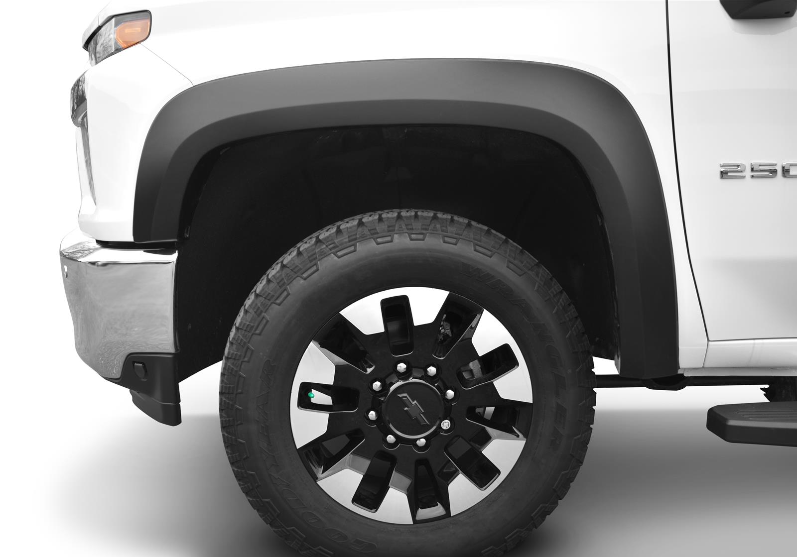 Husky Extend-A-Fender Flares for 2020-2026 SILVERADO 2500 HD, 3500 HD - 2804986 Fender Flares, Extend-A-Fender, Front, Rear, Black, Dura-Flex Thermoplastic, Chevrolet, Set of 4 thumbnail 2