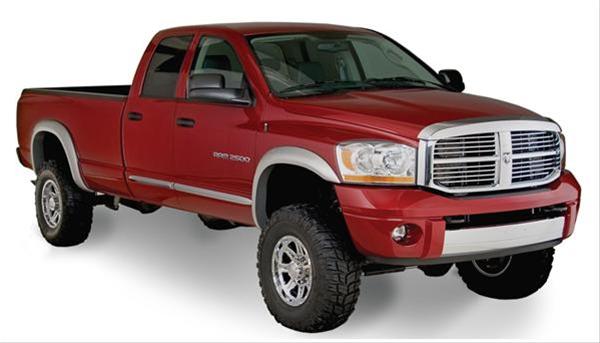 Husky Extend-A-Fender Flares for 2003-2009 RAM 3500, 2500, 2002-2008 1500 - 2805904 Fender Flares, Extend-A-Fender, Front and Rear, Black, Dura-Flex Thermoplastic, Dodge, Set of 4 thumbnail 2