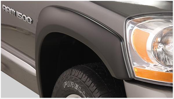 Husky OE-Style Fender Flares for 2006-2009 RAM 3500, 2500, 2006-2008 1500 - 2805909 Flares, OE Style, Front, Rear, Black, Dura-Flex Thermoplastic, Dodge, Set of 4