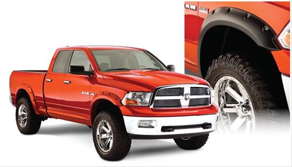 Husky Pocket-Style Fender Flares for 2011-2018 1500, 2019-2023 1500 CLASSIC, 2009-2010 RAM - 2805915 Flares, Pocket Style, Front/Rear, Black, Dura-Flex Thermoplastic, Ram, Set of 4 thumbnail 2