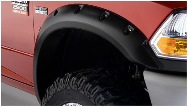 Husky Pocket-Style Fender Flares 2805919 Flares, Pocket Style, Front/Rear, Black, Dura-Flex Thermoplastic, Ram, Set of 4 thumbnail 2