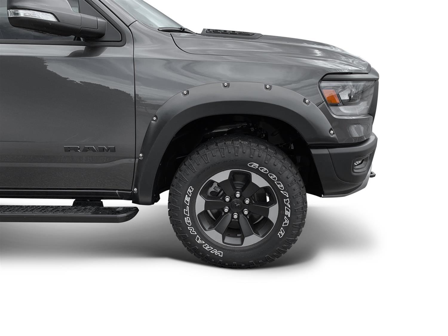 Husky Pocket-Style Fender Flares for 2019-2024 1500 - 2805936 Flares, Pocket-Style, Front and Rear, Matte Black, Dura-Flex Thermoplastic, Ram, Set of 4 thumbnail 2