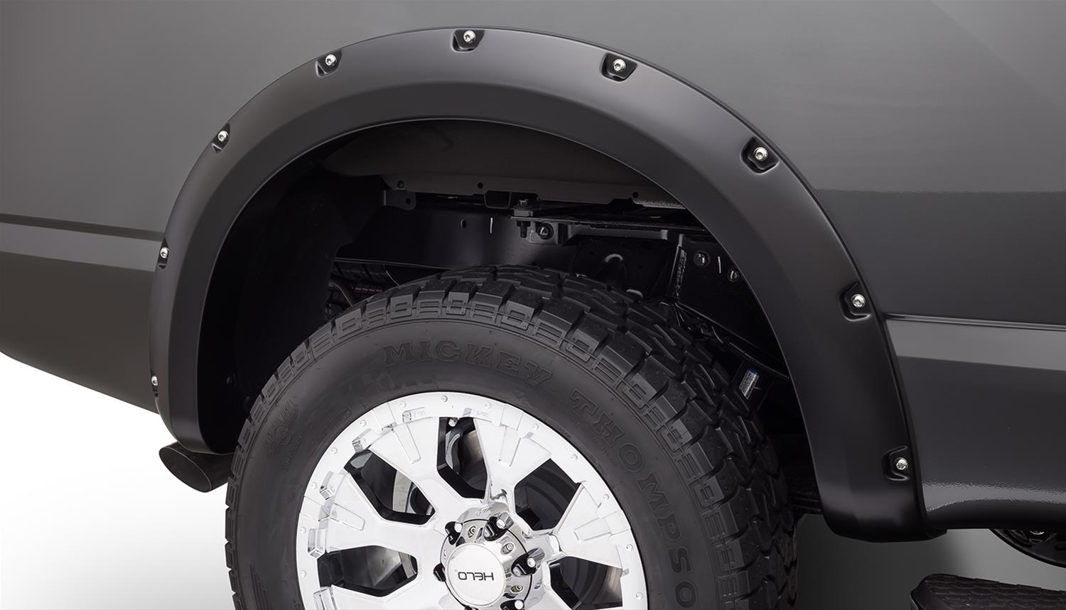 Husky Pocket-Style Fender Flares for 2016-2024 TITAN XD - 2807909 Flares, Pocket Style, Front and Rear, Black, Dura-Flex Thermoplastic, Nissan, Set of 4 thumbnail 3