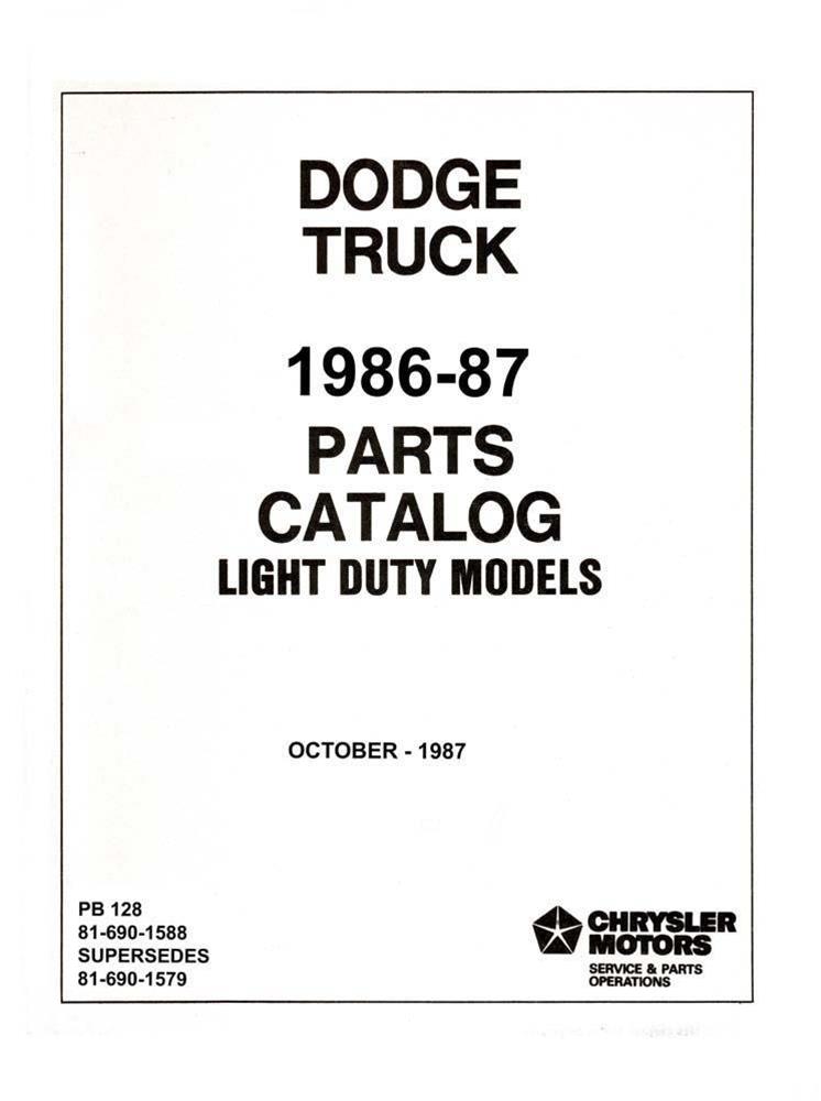 Bishko Automotive Literature 11904 Bishko Factory OEM Part Lists and