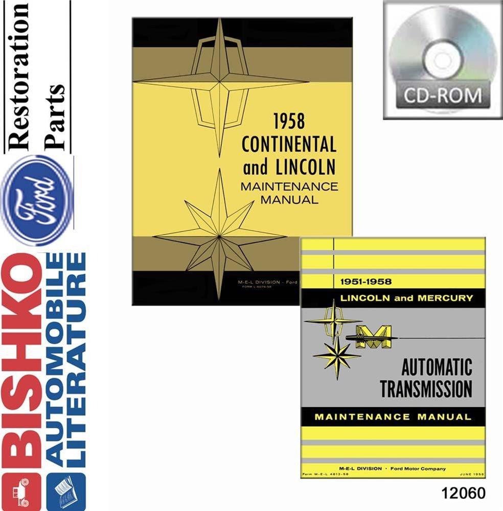 OEM Shop Manual Lincoln Automatic Transmission Manual 1951-1958 