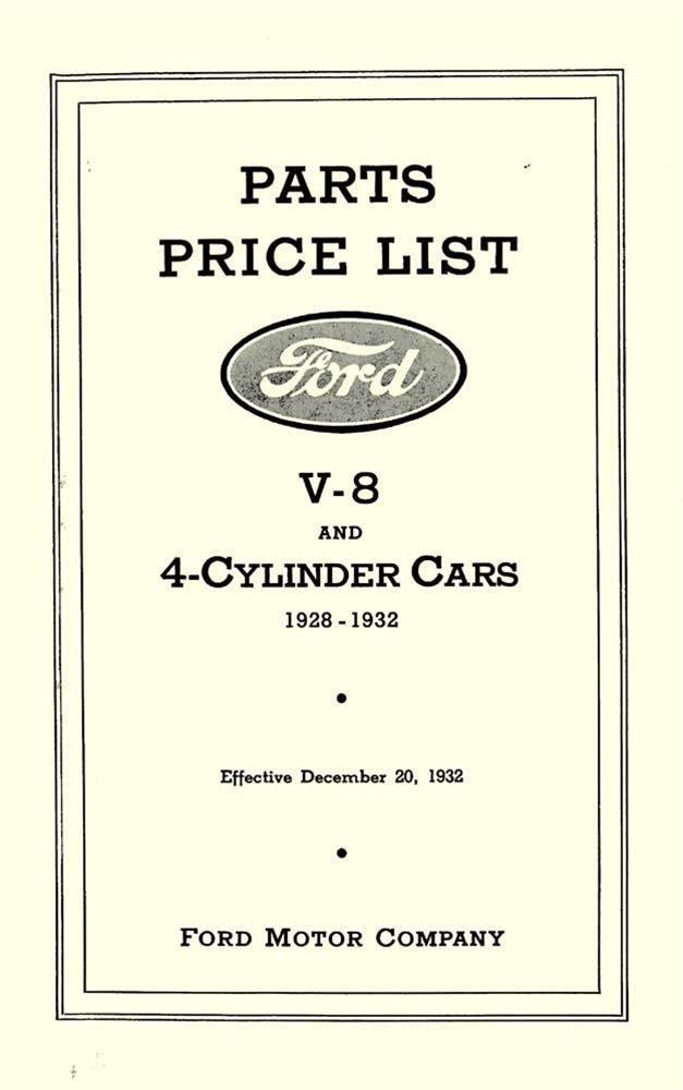 Bishko Automotive Literature 6858 Bishko Factory OEM Part Lists and