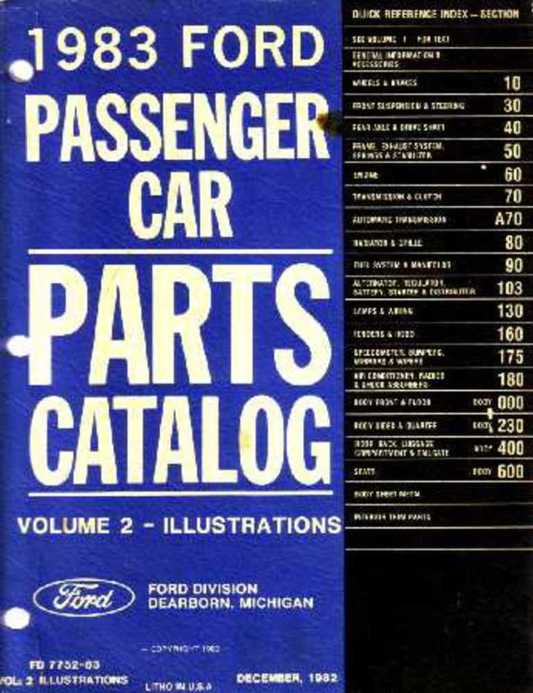 Bishko Automotive Literature 6869 Bishko Factory OEM Part Lists and