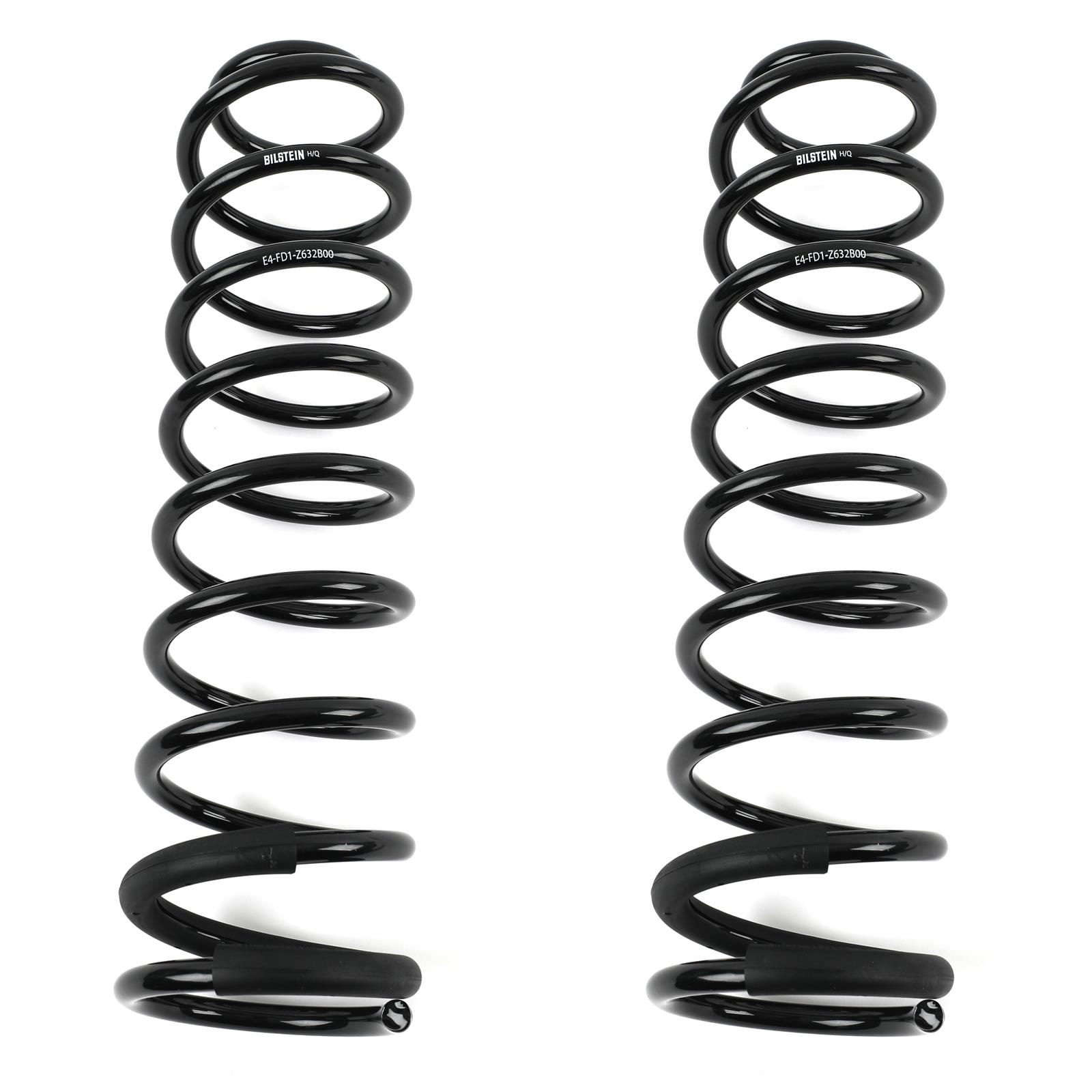 Bilstein B12 Special Coil Springs 53-322401 Springs, Special, Lifted, Front, 2 1/2 in., (1 1/2 in. Rubicon), Black, Non-Winch Style, Jeep, 4-door, Pair