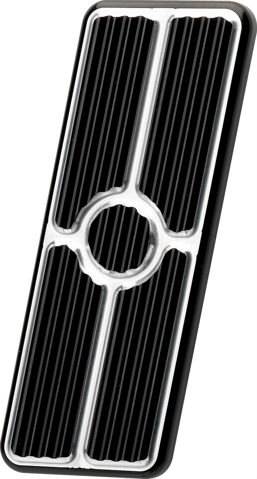 Billet Specialties Pedal Pads for 1967-1969 CAMARO, FIREBIRD - 199265 Gas Pad, Aluminum, Black, Chevy, Pontiac, Each
