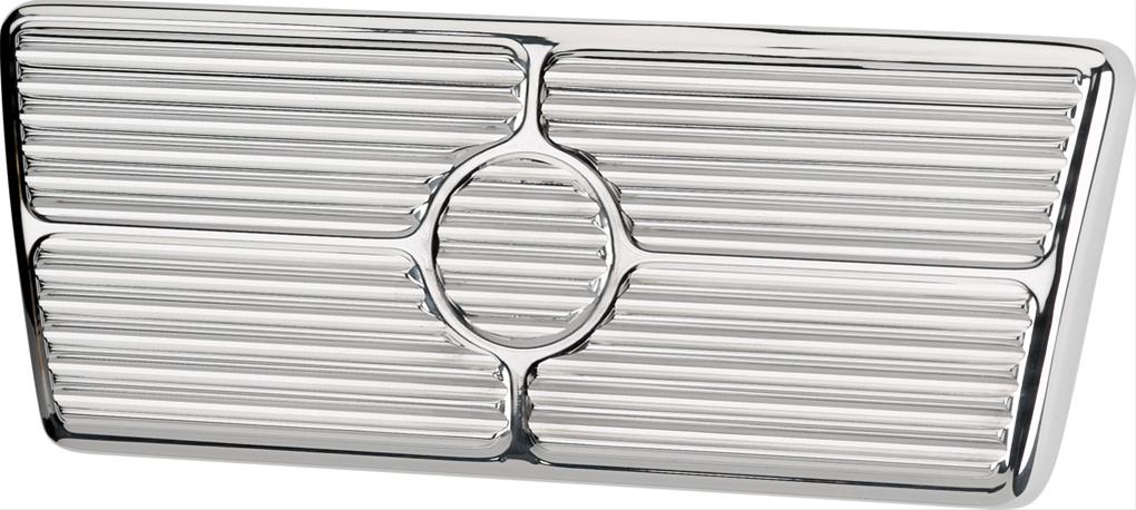 Billet Specialties Pedal Pads 199450 Pad, Brake, Aluminum, Polished, Chevy, Automatic, Each