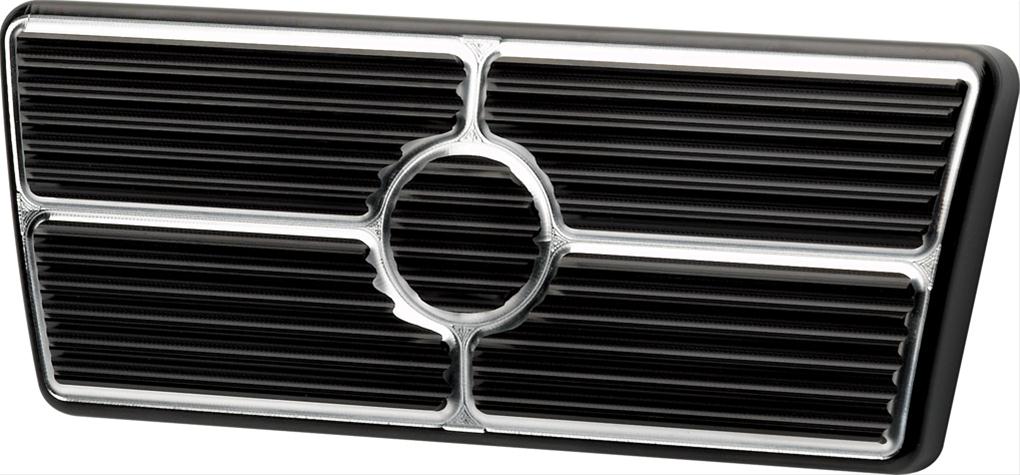 Billet Specialties Pedal Pads 199455 Pad, Brake, Aluminum, Black Anodized, Chevy, Automatic, Each