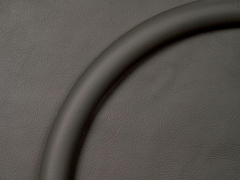 Billet Specialties Steering Wheel Half-Wraps 29004 Half Wrap, Leather, Dark Gray, Each 14" Diameter thumbnail 2