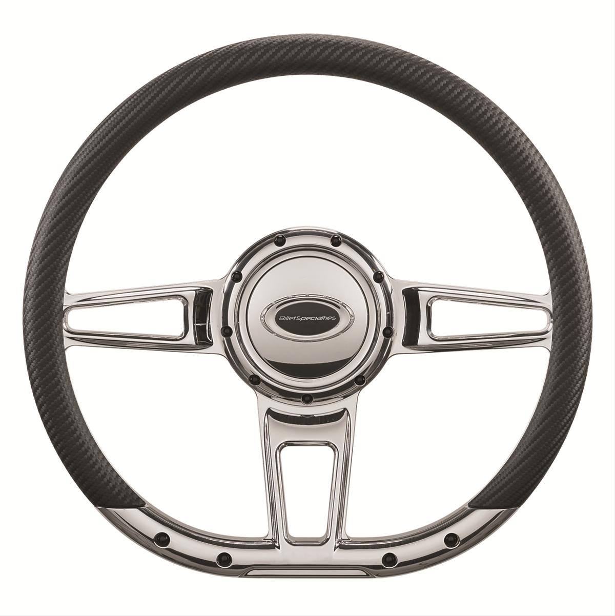 Billet Specialties 29409 Billet Specialties Half-Wrap Steering Wheels |  Summit Racing