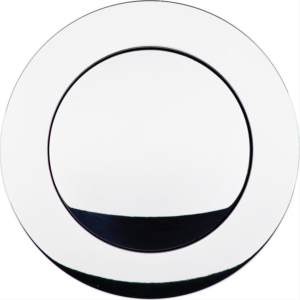 Billet Specialties Horn Buttons 32125 Button, Aluminum, Large Trim, Polished, Plain, for Specialties, Lecarra, Each