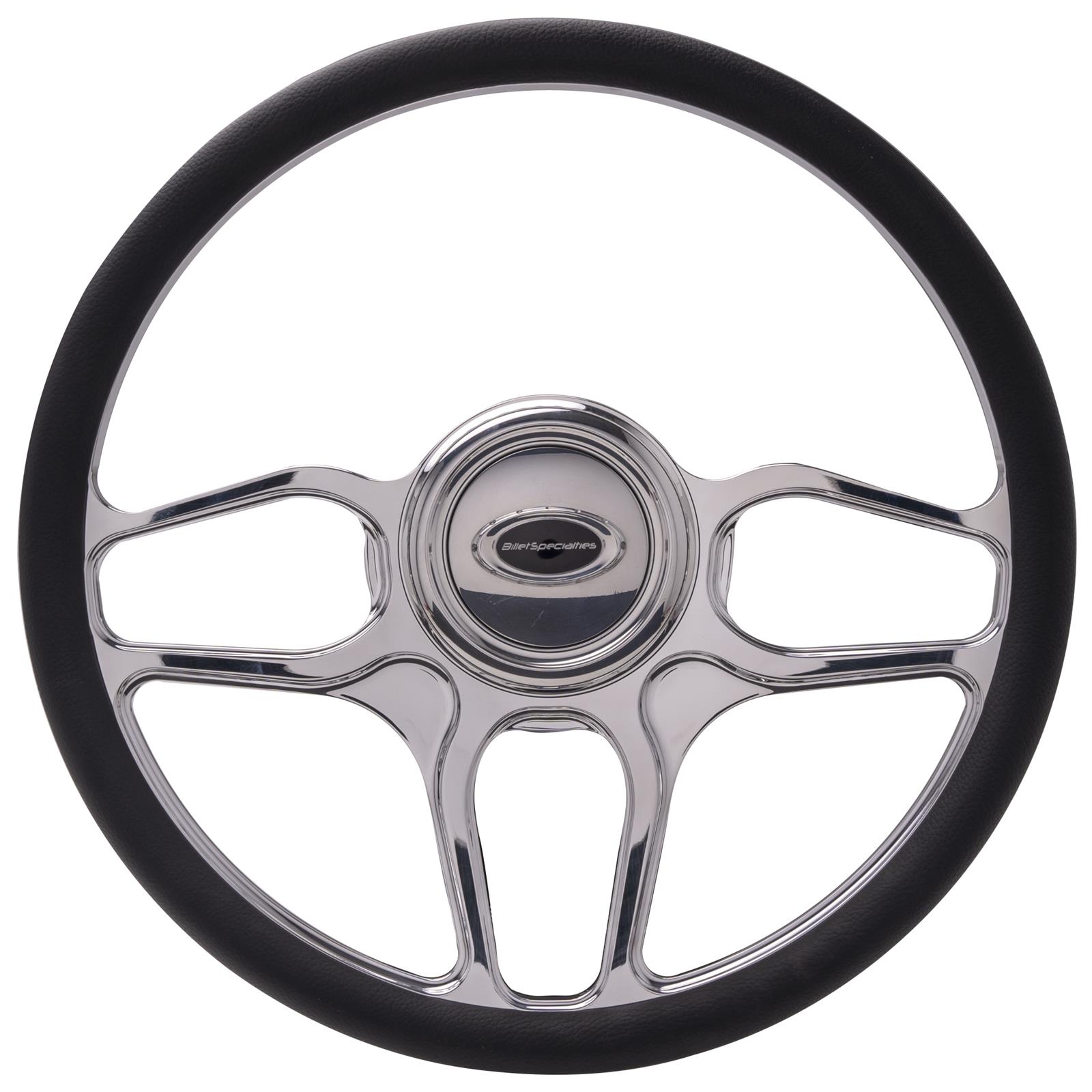 Billet Specialties Steering Wheels 34102 STEERING WHEEL 1/2 WRAP 15.5" WIN LITE