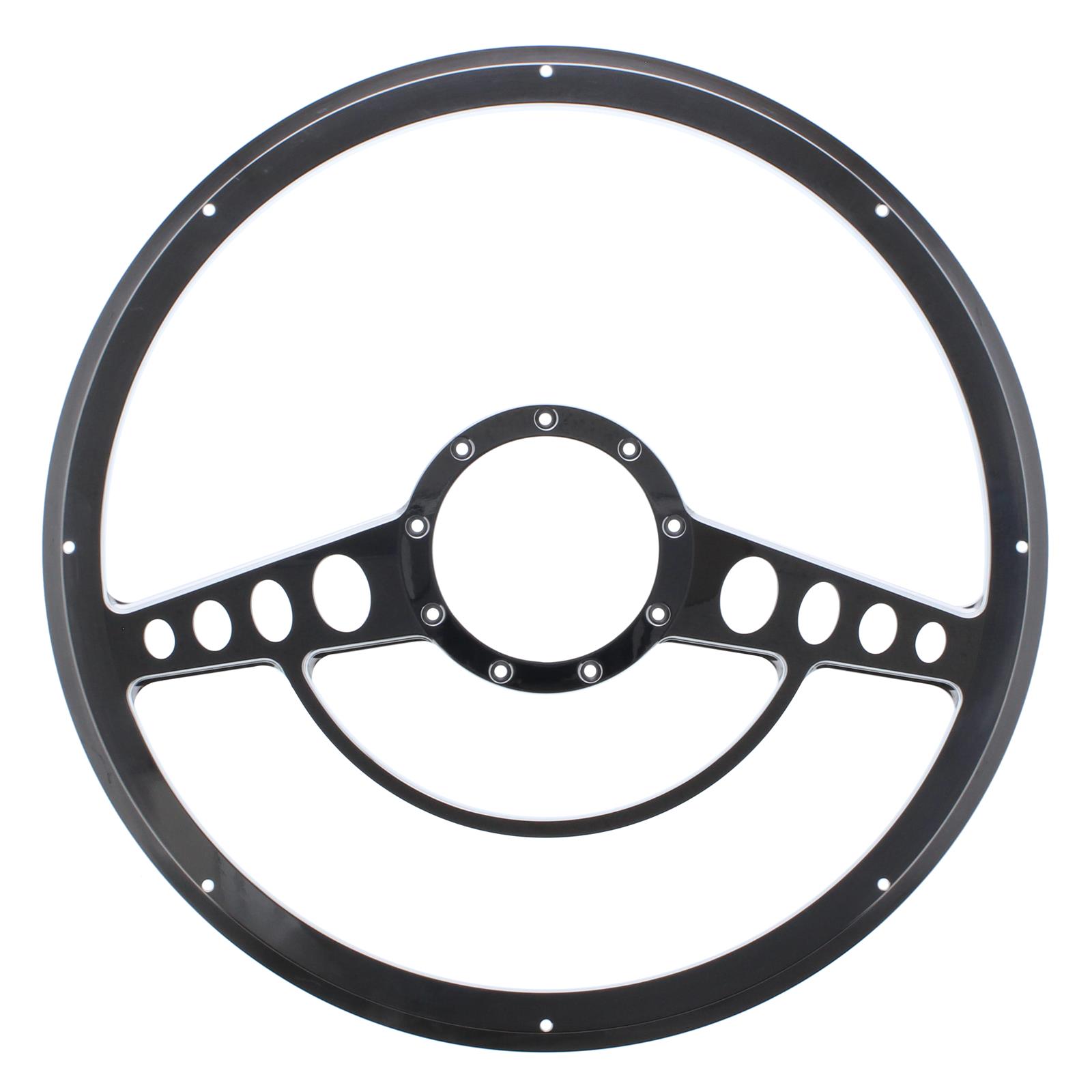 Billet Specialties 34725 Billet Specialties HalfWrap Steering Wheels